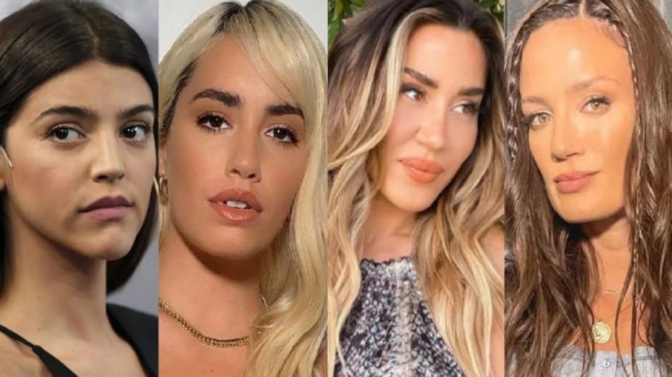 Calu Rivero, Lali Espósito, Jimena Barón y Paula Cháves