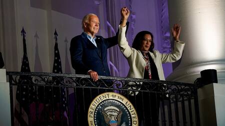 Kamala Harris y Joe Biden. Foto: Reuters