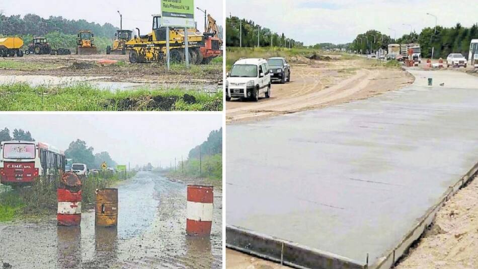 Canning arrancó la obra para ensanchar la Ruta 58, tras tres años de demora