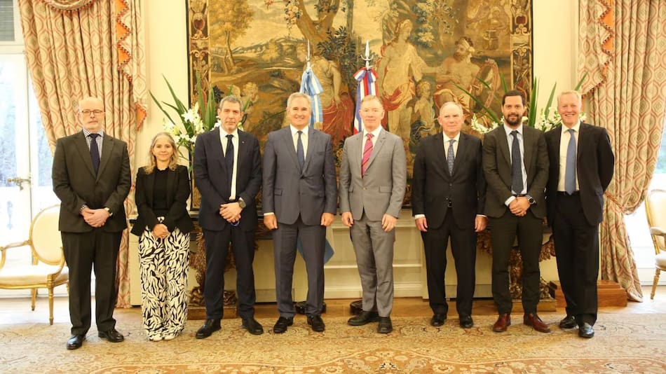 Reunión del ministro de Comercio Exterior británico con funcionarios argentinos