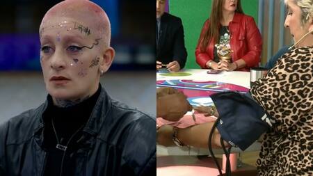 La tarotista se comenzó a sentir mal tras hablar sobre Furia. Fotos: Instagram - captura Net TV.