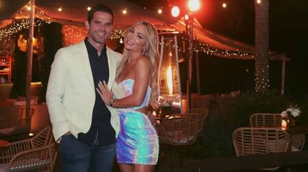 Gago y su novia Veronica Laffitte. Fuente: Instagram @vero_laffitteok