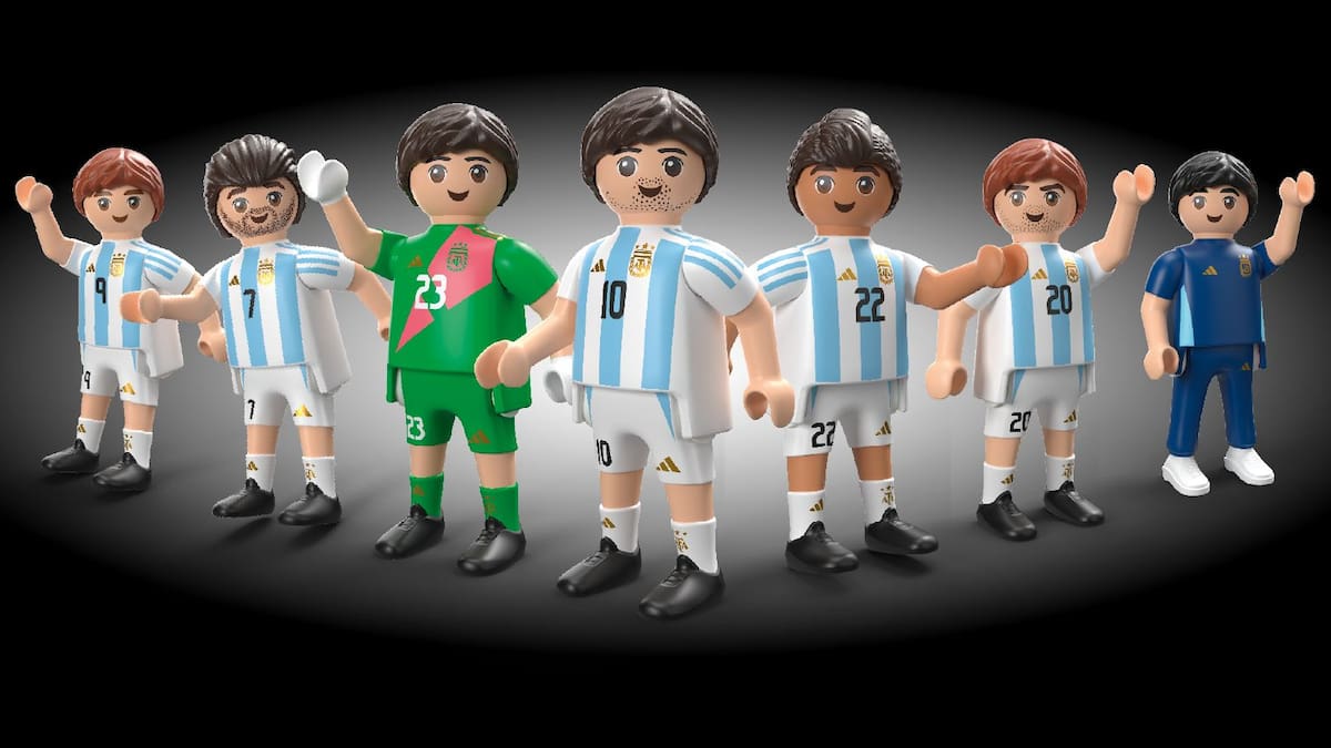 Algunos integrantes de la Selección Argentina tienen su muñequito Playmobil.