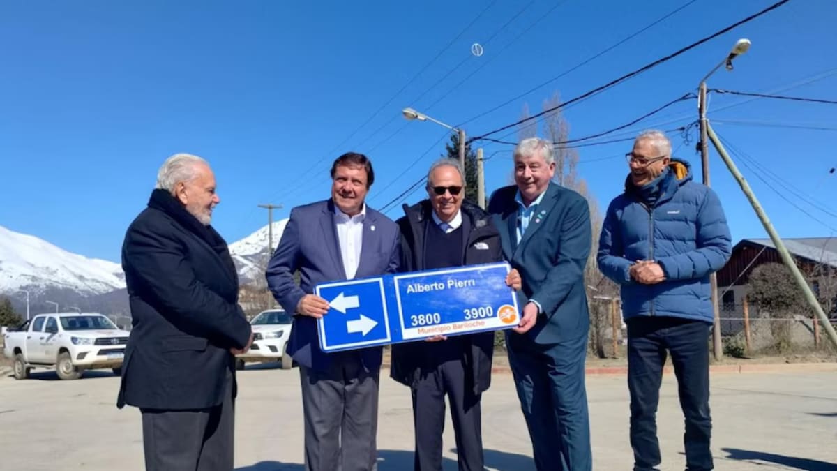 Homenajearon a Alberto Pierri en Río Negro: inauguraron una calle en su nombre y destacaron el alcance de su histórica ley