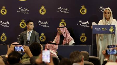 Cristiano Ronaldo nuevo jugador del Al Nassr. Foto: REUTERS