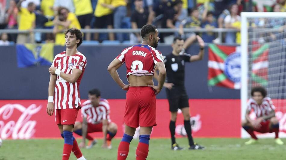 Atlético de Madrid vs Cádiz. Foto: EFE