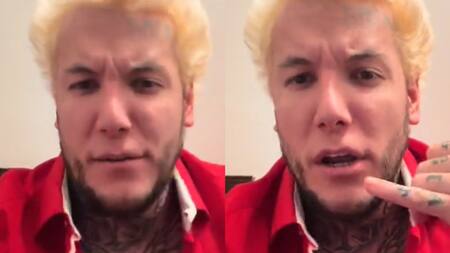 Alex Caniggia contra Mariana Nannis. Fotos: captura.