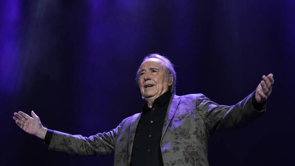 Joan Manuel Serrat. Foto: EFE.