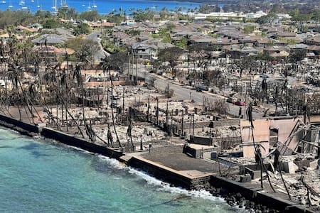 Incendios en Hawai. Foto: Reuters.