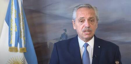 Alberto Fernández, Gobierno, captura de pantalla