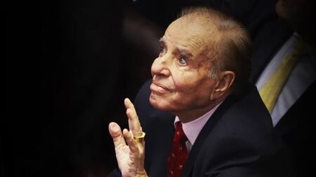 Carlos Menem, expresidente de Argentina, Foto NA