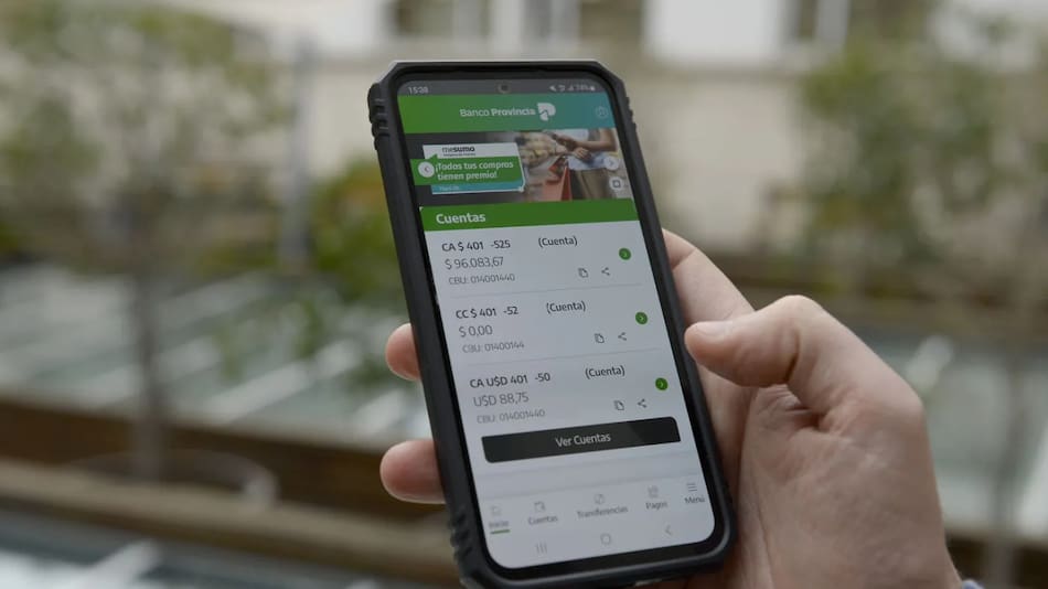 Cuenta DNI. Foto: Banco Provincia