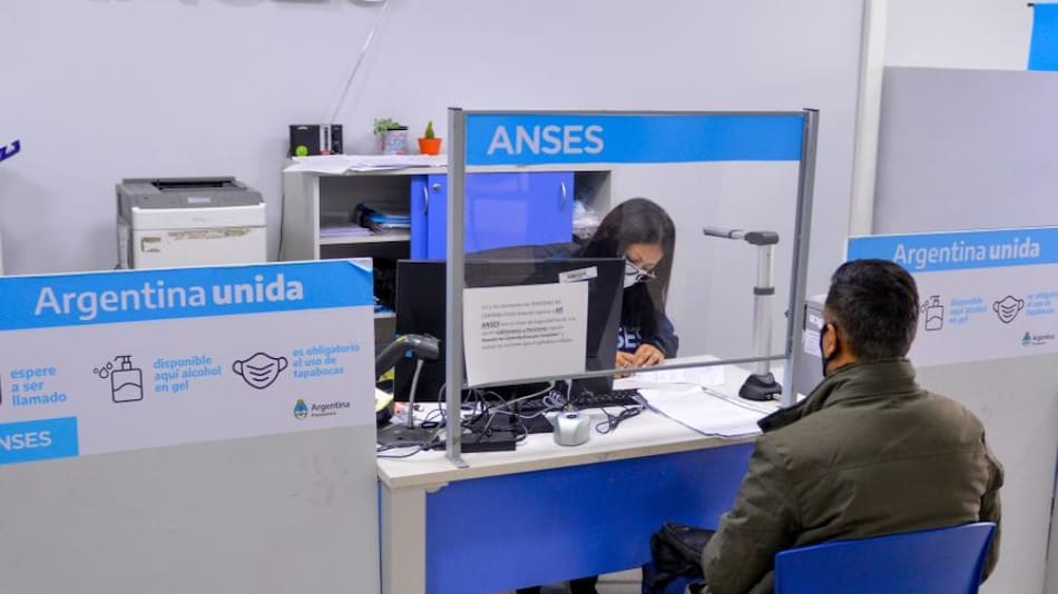 Oficina de Anses. Foto: NA.