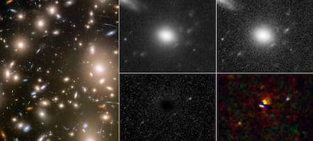 Las imágenes de la Supernova que capturó Hubble. Foto: NASA