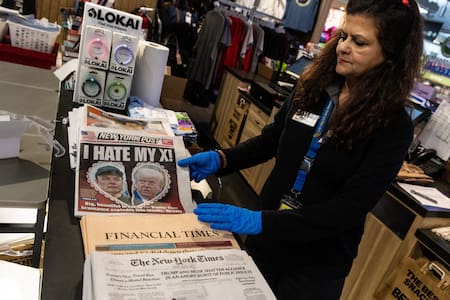 Reacciones a la pelea entre Elon Musk y Donald Trump. Foto: Reuters/Carlos Barria