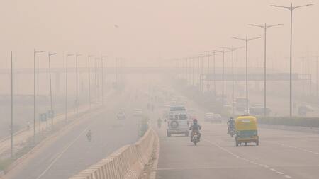 Contaminación en Nueva Delhi, India. Foto: EFE.