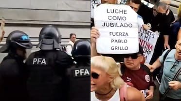 Marcha de jubilados: la Policía se enfrenta con manifestantes y hay tensión en el Congreso