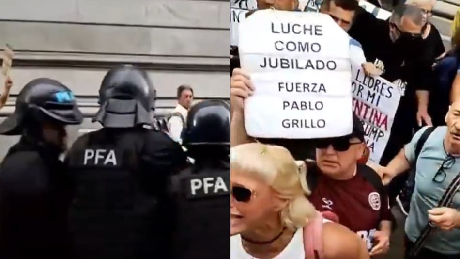 La marcha se dio a favor de jubilados y en reclamo de la aplicación de la Ley de Emergencia en Discapacidad.