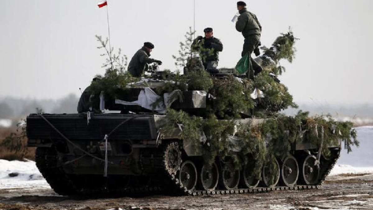Tanque de Polonia. Foto: NA.