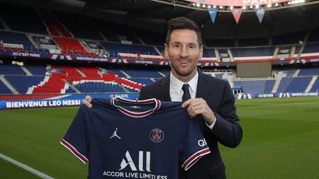 Primera imagen de Messi con la camiseta del PSG