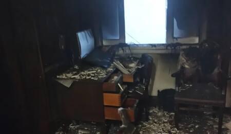 Incendio en el Senado