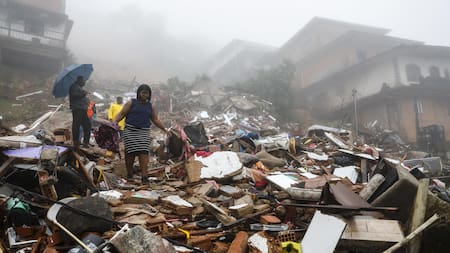 Intensas lluvias en Río de Janeiro. EFE