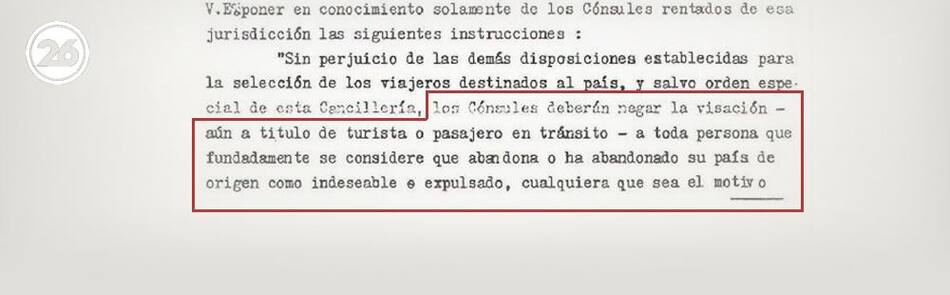 Circular Nº11, el documento secreto que prohibió la entrada de judíos a la Argentina, José María Cantilo