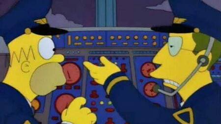 Homero Simpson sorprende a los pasajeros de un vuelo a Trelew