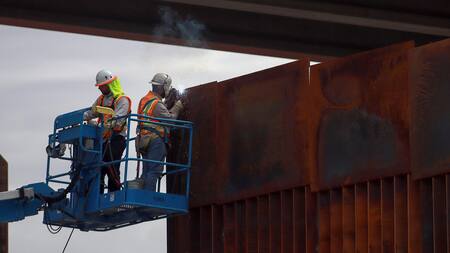 Refuerzo de la frontera en Ciudad de Juarez. Foto: EFE