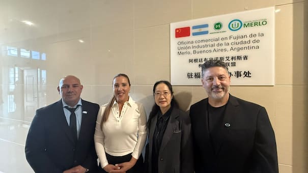 Fuzhou: acuerdo de intercambio económico, deportivo y cultural entre Merlo y la provincia china de Fujian