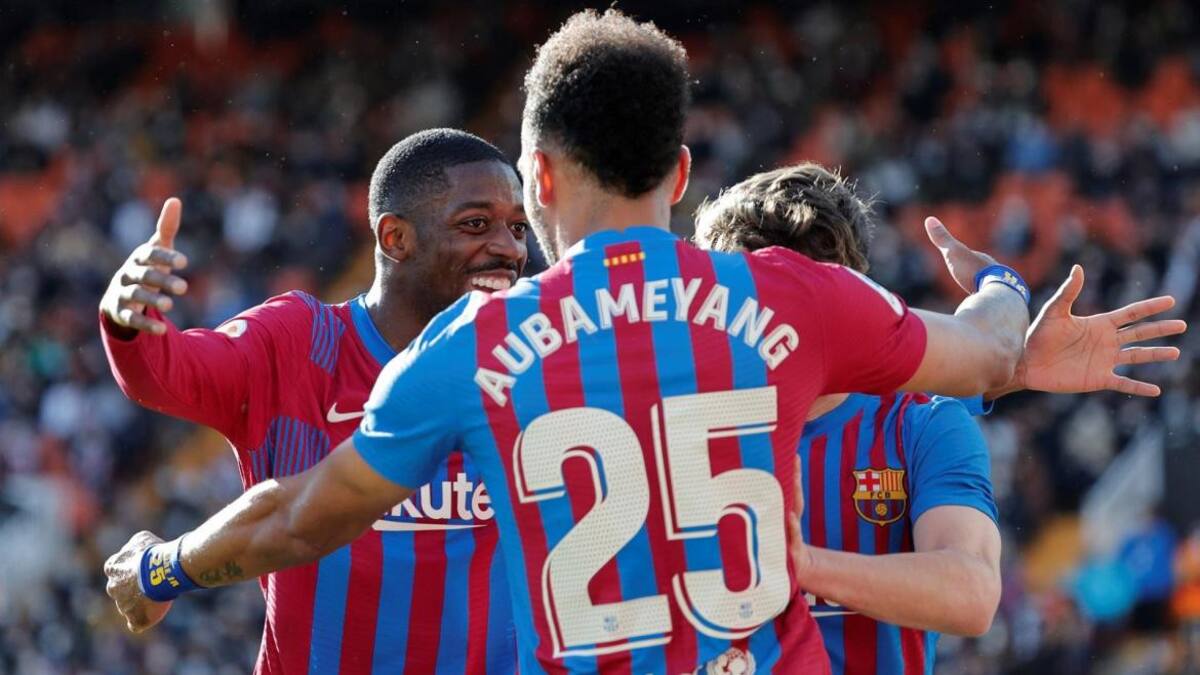 FC Barcelona vs Valencia, Liga de españa. EFE