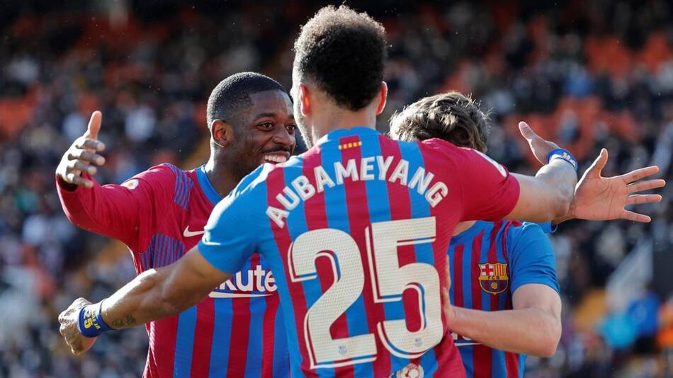 FC Barcelona vs Valencia, Liga de españa. EFE