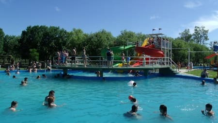 Parque acuático de las termas de Gualeguaychú. Foto: Termas de Gualeguaychú