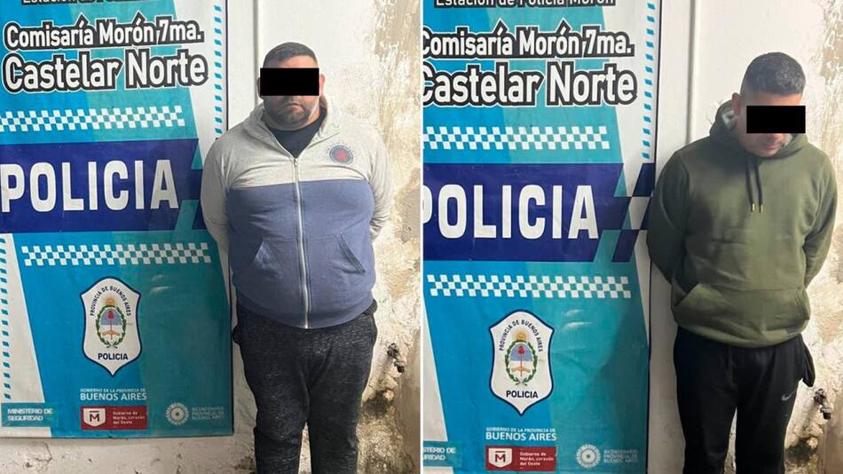 Detención de falsos policías. Foto: Policía Bonaerense