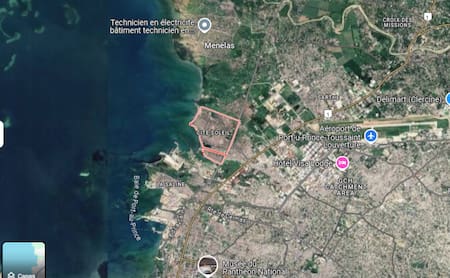 Cité-Soleil, en el área metropolitana de Puerto Príncipe, Haití. Foto: Google maps.