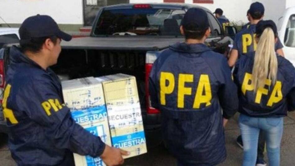 Operativo de la PFA. Foto: NA