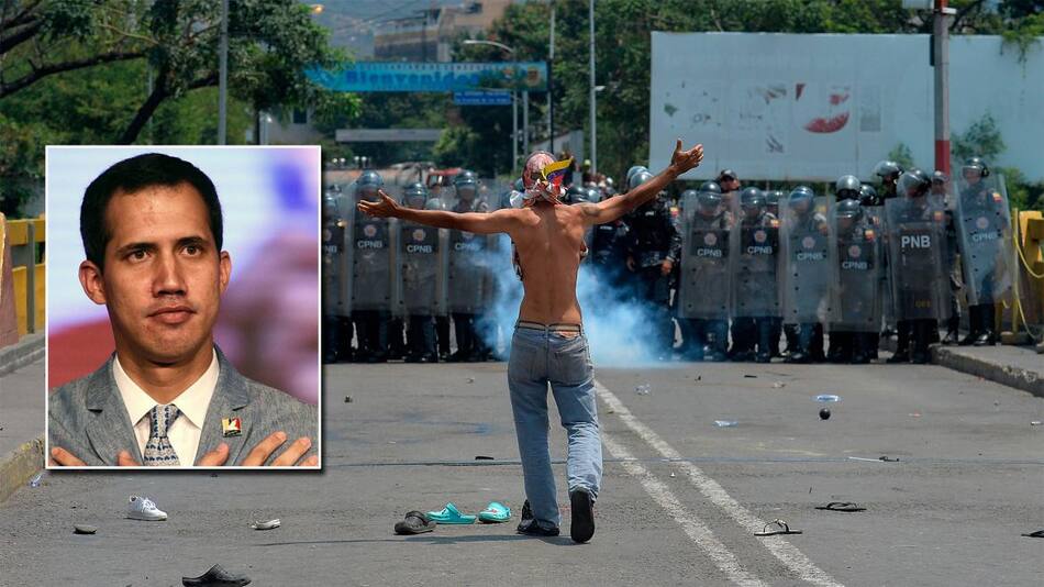 Juan Guaidó, violencia en Venezuela, enfrentamientos, NA