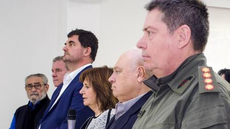 Patricia Bullrich en la presentación de los alcances del Servicio Cívico Voluntario, NA