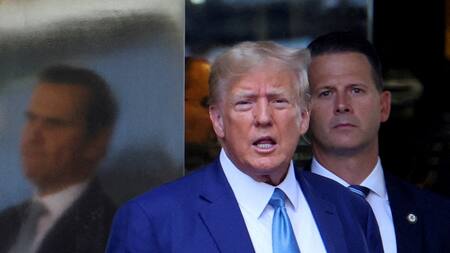 Donald Trump enfrenta 13 cargos por delitos graves. Foto: Reuters.