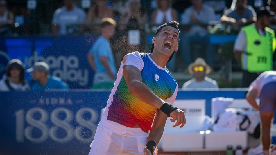 Federico Coria en el Argentina Open. Foto: @ArgentinaOpen.