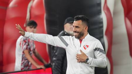 Carlos Tevez, Independiente. Foto: NA