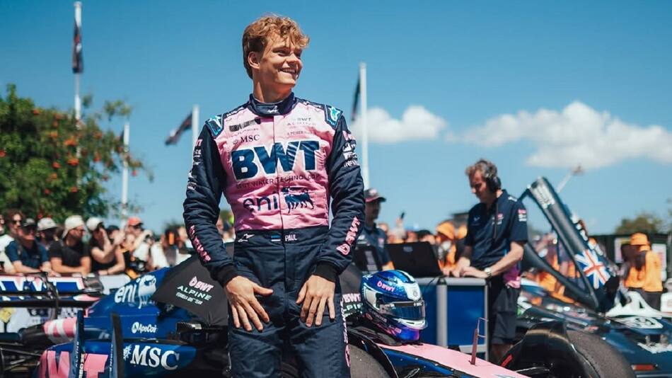 Paul Aron, piloto reserva de Alpine.