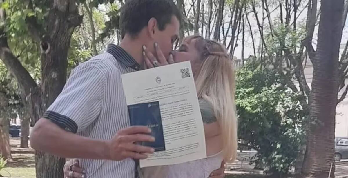 Magalí Noelia Gómez y Martín Ezequiel Habegger. Foto: NA