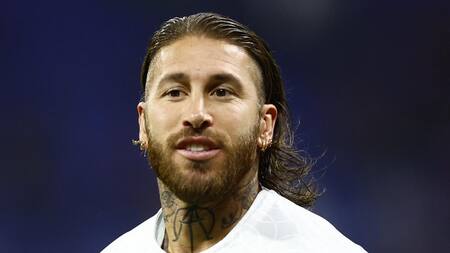 Sergio Ramos cambió de look. Foto: Reuters.