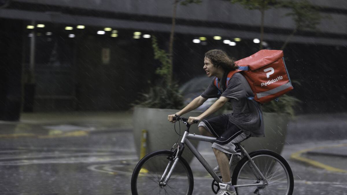 Lluvia en Buenos Aires. Foto: NA/Mariano Sánchez.