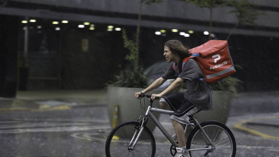 Lluvia en Buenos Aires. Foto: NA/Mariano Sánchez.