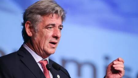 Nicolás Pino, presidente de la Sociedad Rural Argentina. Foto: NA.