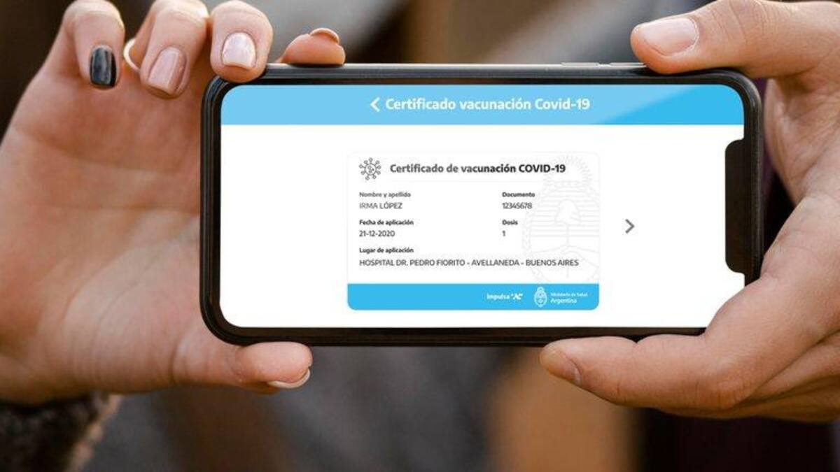 Certificado de vacunación, Provincia de Buenos Aires