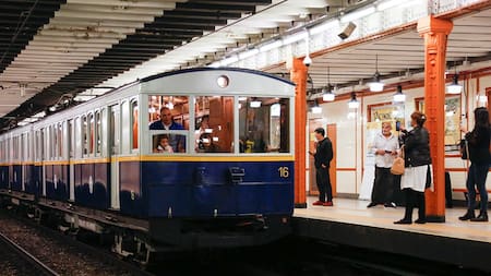 Los viejos vagones vuelven por una noche. Foto: Wikipedia