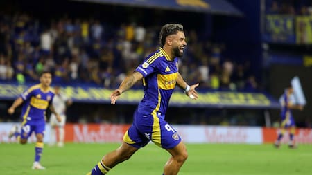 Milton Giménez; Boca Juniors vs Rosario Central. Foto: NA/Mariano Sánchez